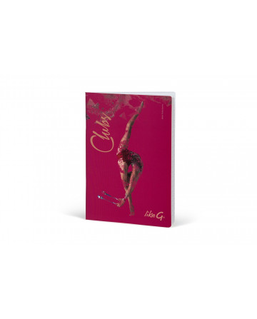 Cahier A5 spirales gymnaste ballon