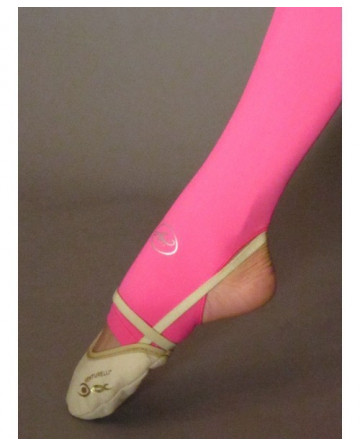 Collant sans pied avec passage du talon - Couleur Fuschia